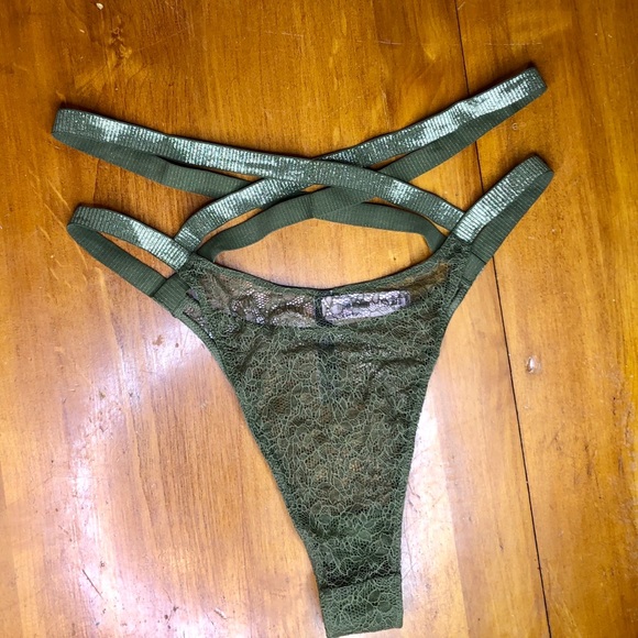 Victoria’s Secret Green Brazilian High Cut Panties - Picture 3 of 7
